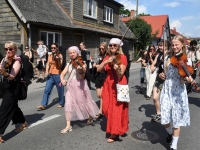 XXXII Viljandi pärimusmuusika festivali avarongkäik. Foto: Urmas Saard / Külauudised
