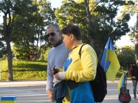 Yarosh Ukraina heaks korraldatud kontserdil Pärnu Vallikäärus. Foto: Urmas Saard / Külauudised