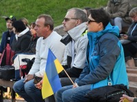 Yarosh Ukraina heaks korraldatud kontserdil Pärnu Vallikäärus. Foto: Urmas Saard / Külauudised