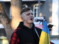 Yarosh Ukraina heaks korraldatud kontserdil Pärnu Vallikäärus. Foto: Urmas Saard / Külauudised