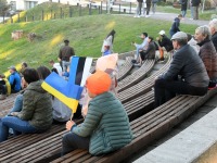 Yarosh Ukraina heaks korraldatud kontserdil Pärnu Vallikäärus. Foto: Urmas Saard / Külauudised