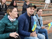 Yarosh Ukraina heaks korraldatud kontserdil Pärnu Vallikäärus. Foto: Urmas Saard / Külauudised