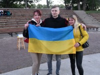 Yarosh Ukraina heaks korraldatud kontserdil Pärnu Vallikäärus. Foto: Urmas Saard / Külauudised