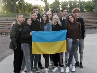 Yarosh Ukraina heaks korraldatud kontserdil Pärnu Vallikäärus. Foto: Urmas Saard / Külauudised
