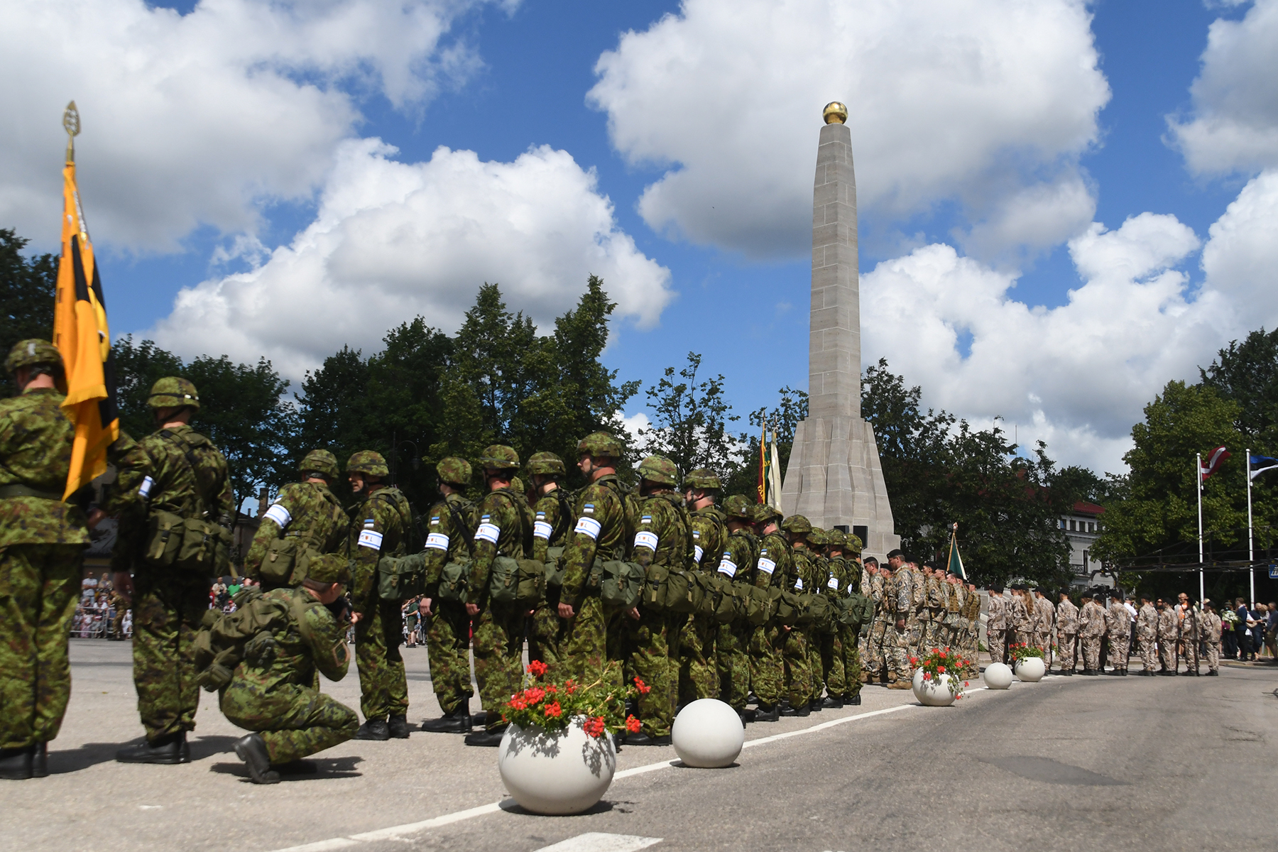22. juunil tähistati Võnnu linnas saja aasta möödumist Eesti rahvaväe ühest suuremast ja tähenduslikumast võidust Vabadussõjas – Võnnu lahingust. Foto Urmas Saard