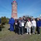 A001 Väikesaarte sõbrad Tallinnast ja Tartust Mohni saart külastamas Valge kepiga härra on Aldo Kals Foto erakogust
