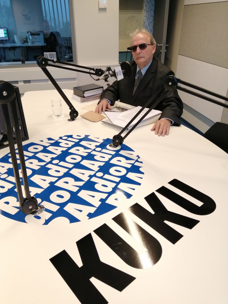 Aldo Kals, Raadio Kuku külaline. Foto Raadio Kuku