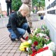 Ats Kaldma asetab lilled Võnnu lahingus langenute mälestuseks Foto Urmas Saard