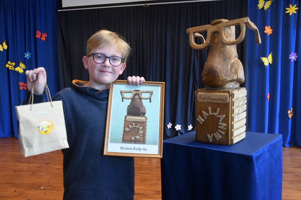 Braian Kulp, Naljanina 2019 suure auhinna võitja. Foto Urmas Saard