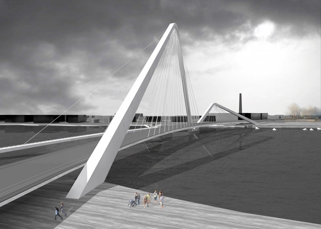 Britt Vaheri visualiseering Pärnu kolmandast sillast