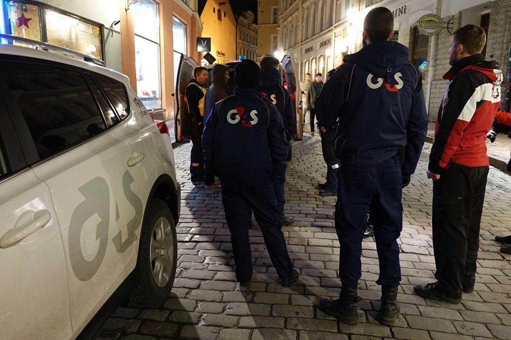 G4S patrull Tallinna vanalinnas. Foto G4S