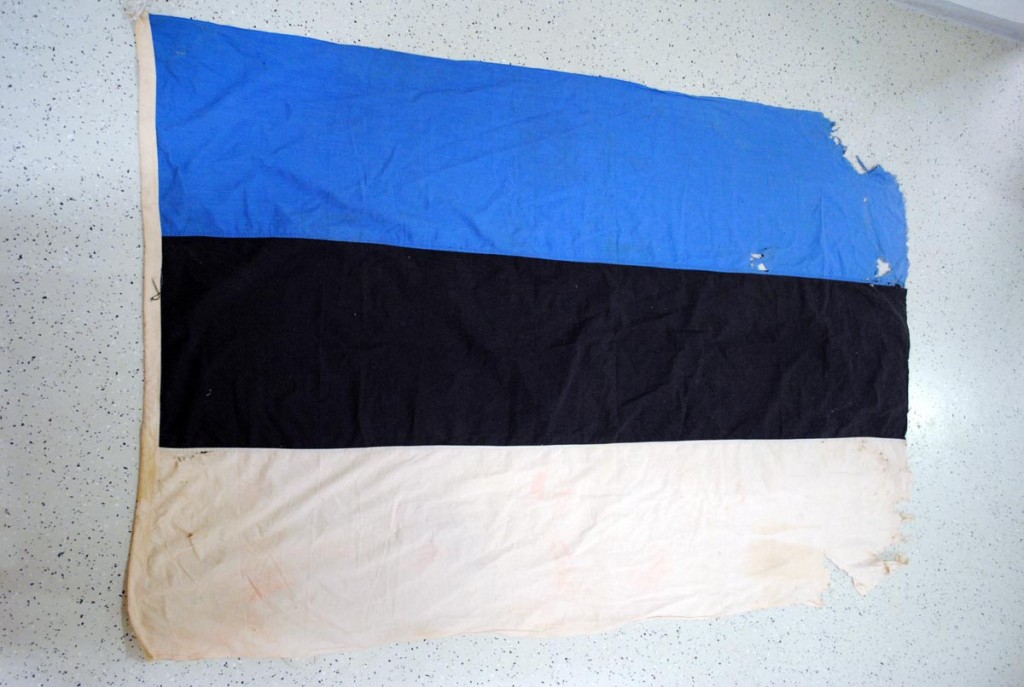 Hendrik Hiibuse sinimustvalge lipp Helmut Aasamäe isiklikus kogus