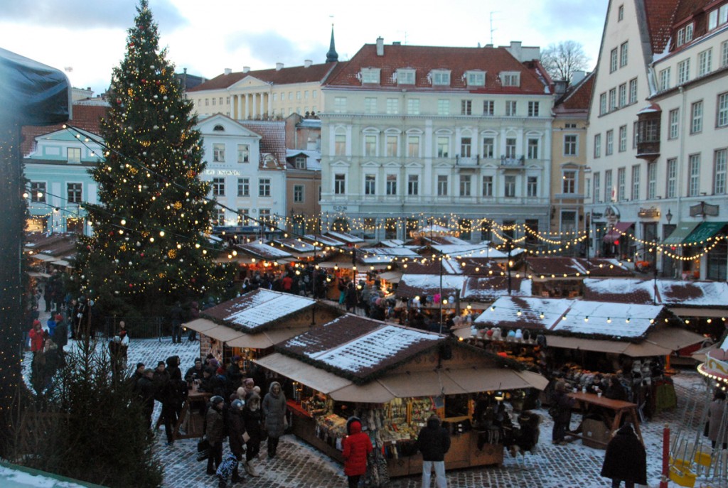 Jõuluturg Tallinnas Raekoja platsil Foto Urmas Saard