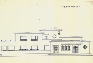 Kolmekümnendatel kavandatud EELK Sindi koguduse hoone eskiis Sindi linnavalitsuse arhiivist