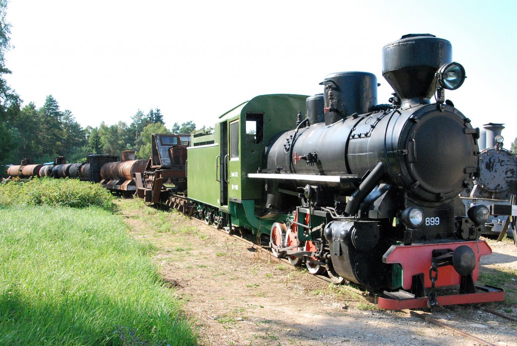 Lavassaare kitsarööpmelise raudtee muuseum. Foto Urmas Saard