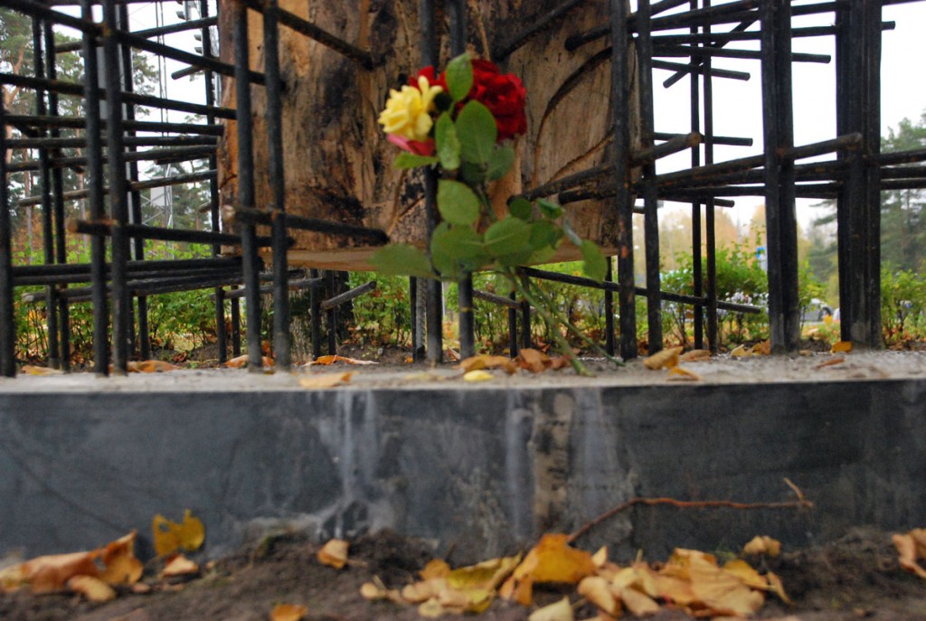 Lilled Tšornobõlis käinud meestele Foto Urmas Saard