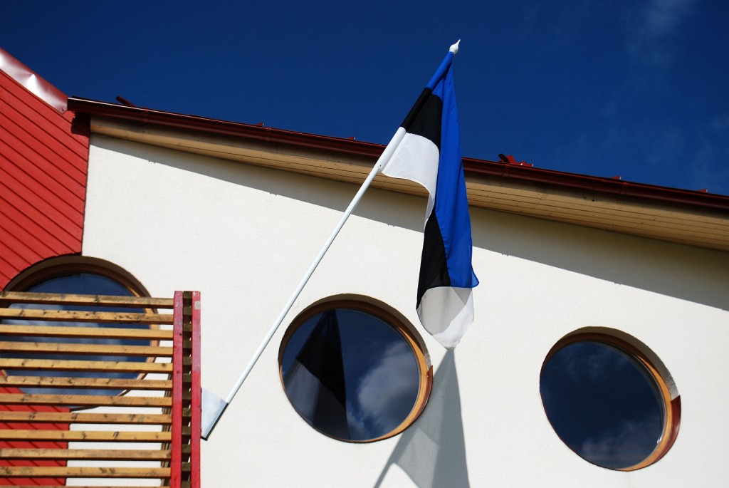 Lipp Jänesselja lasteaial. Foto Urmas Saard