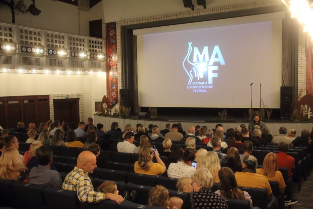 Matsalu loodusfilmide festivalist on kujunenud aastatega maailma loodusfilmitegijate seas tunnustatud ja mainekas festival. Foto: MAFF Päevatoimetaja Nädala lõp