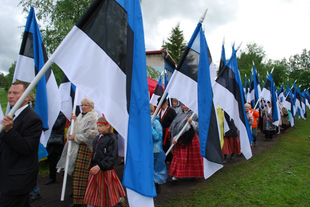 Meenutades Eesti lipu 125 aastapäeva tähistamist Otepääl Foto Urmas Saard