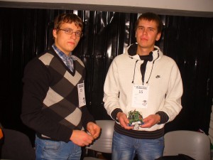 Võrumaa kutsehariduskeskuse mehhatroonikud Martin Venski ja Erki Teemant. Foto: erakogu