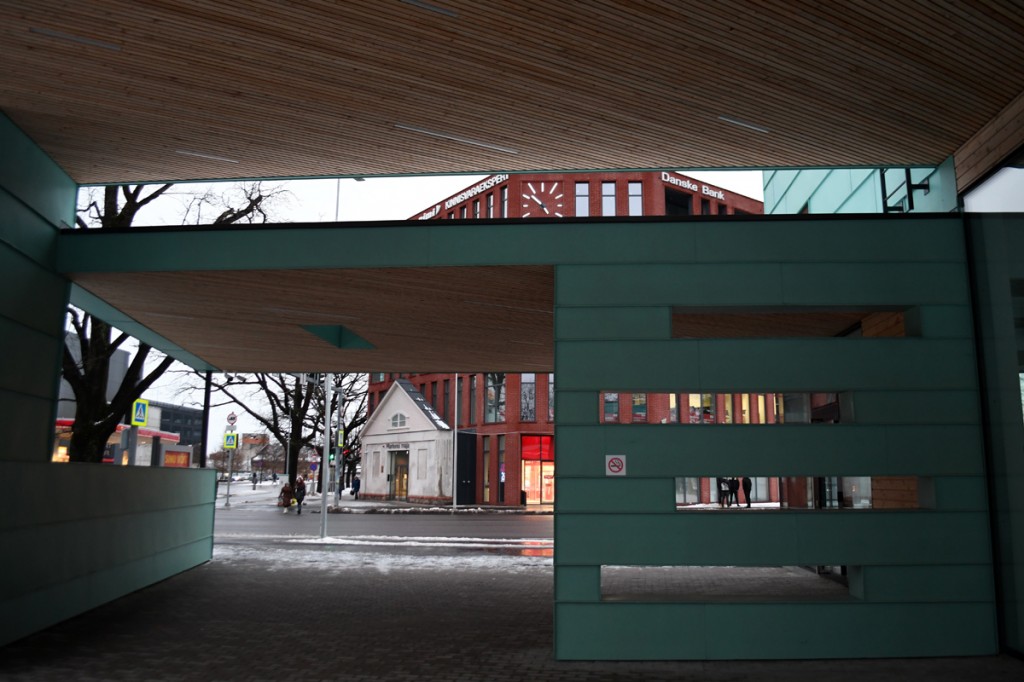 Pärnu bussijaam vahetult enne sõbrapäeva Foto Urmas Saard