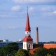 Pärnu südalinnas kõrguv Eliisabeti kiriku torn on üks kaugele paistvatest maamärkidest Foto Urmas Saard