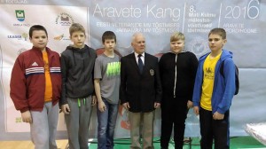 Sindi tõstjate meeskond, keskel treener Juhannes Kask Foto Marko Šorin