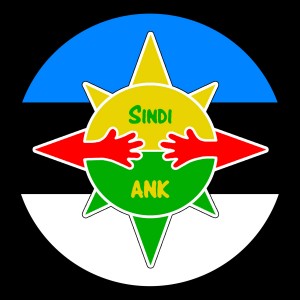 Spetsiaalselt lipu päevaks valminud Sindi ANK logo