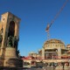 Vabaduse ausammas Istanbulis ja uue mošee ehitus Foto Mikko Selg