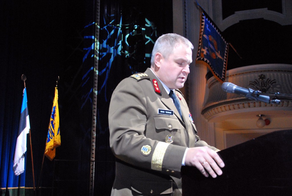 Vabadussõja mälestuskontsertil peab tähtpäeva kõne Kaitseväe juhataja kindralleitnant Riho Terras Foto Urmas Saard