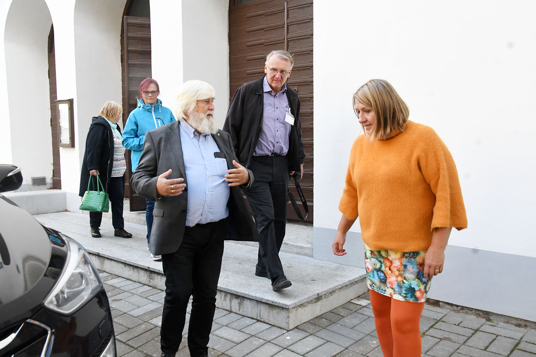Y’s Men Soome-Balti piirkonna aastakoosolekust osavõtnud tutvuvad Peeteli kiriku sotsiaalkeskuse tööga. Foto Urmas Saard