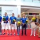 Ülesõte meenutab Eesti paarisaerulise neljapaadi võistkonda pärnakate vastuvõtul pärast seda kui olid saanud pääsu Rio olümpiale Foto Urmas Saard